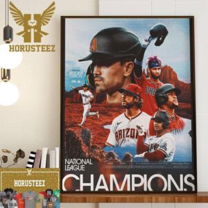 2023 National League Champions Are Arizona Diamondbacks Home Decor Poster Canvas