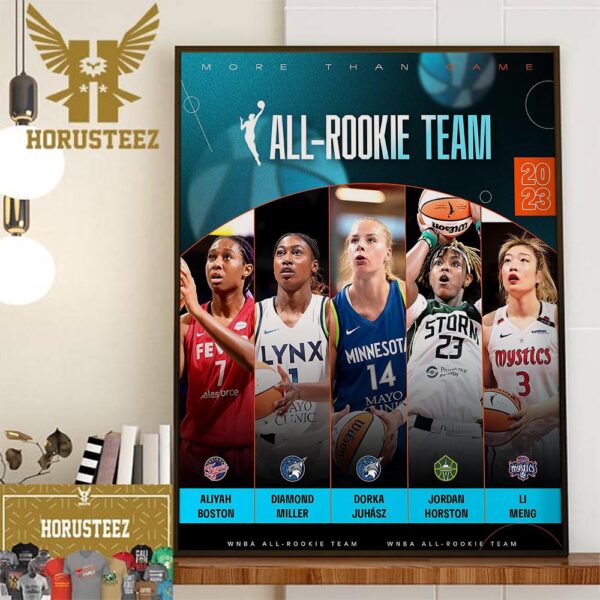 2023 WNBA All-Rookie Team Home Decor Poster Canvas