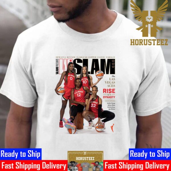 2023 WNBA Champions Are Las Vegas Aces Rise Of A Dynasty On Cover WSLAM Unisex T-Shirt