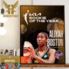 2023 WNBA Rookie Of The Year Is Aliyah Boston Indiana Fever Home Decor Poster Canvas