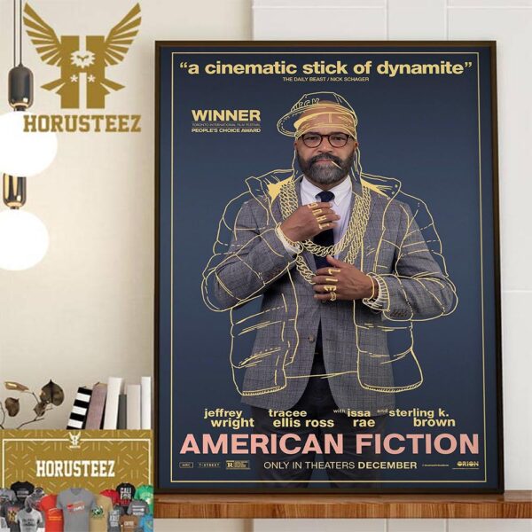 American Fiction Official Poster Home Decor Poster Canvas