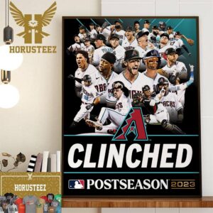 Arizona Diamondbacks Are Back In The MLB Postseason 2023 Home Decor Poster Canvas
