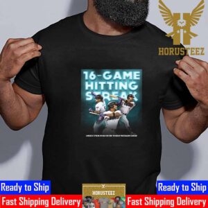 Arizona Diamondbacks Ketel Marte 16 Game Hitting Streak Unisex T-Shirt