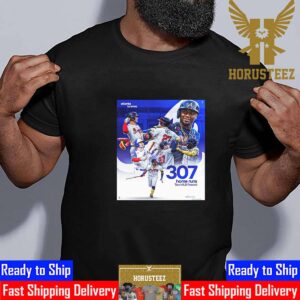 Atlanta Braves 307 Home Runs Ties MLB Record Unisex T-Shirt