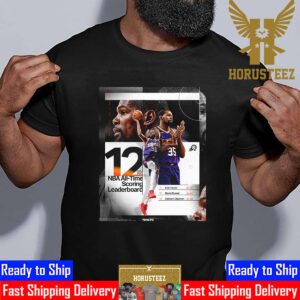 Congrats Kevin Durant For The 12th NBA All-Time Scoring Leaderboard Unisex T-Shirt
