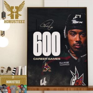 Congrats Matt Dumba 600 Career NHL Games Home Decor Poster Canvas
