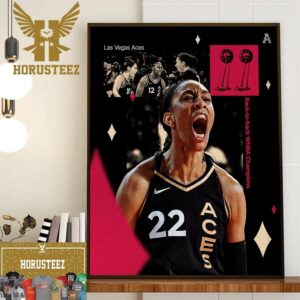 Congratulations Las Vegas Aces Win The 2023 WNBA Championship Champions Home Decor Poster Canvas
