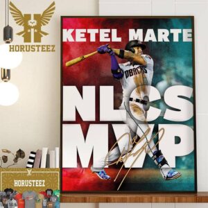 Congratulations to Ketel Marte is The NLCS MVP Home Decor Poster Canvas