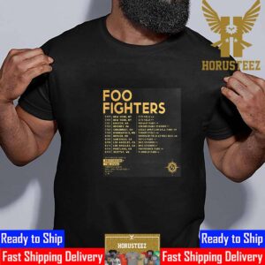 Foo Fighters The First 2024 US Shows Announced For Everything Or Nothing At All Tour Unisex T-Shirt