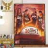 Las Vegas Aces 2023 WNBA Champions For The First Ever Back To Back Major Professional Sports Championships In Las Vegas Home Decor Poster Canvas