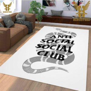 Gucci Anti Social Club Luxury Brand Carpet Rug Limited Edition