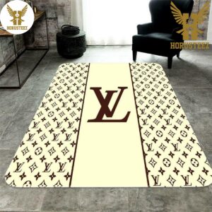 Gucci Brown Logo Mix Color Luxury Brand Carpet Rug Limited Edition