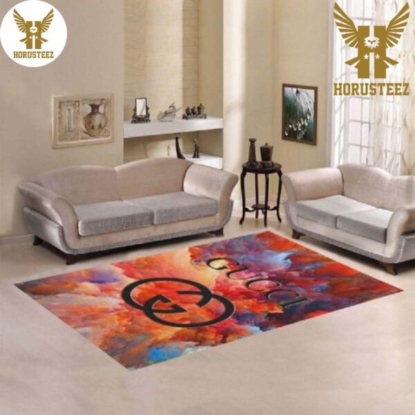 Gucci Cloudy Color Luxury Brand Carpet Rug Limited Edition