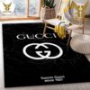 Gucci Light Brown Color Living Room Bedroom Luxury Brand Carpet Rug Limited Edition