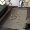 Gucci Logo Luxury Brand Inspired Rug Dark Living Room Carpet