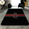 Gucci Logo Luxury Brand Area Rug Hypebeast Living Room Carpet