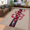 Gucci Snake Flower Luxury Brand Carpet Rug Limited Edition