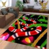 Gucci Snake Mix Blue Luxury Brand Carpet Rug Limited Edition