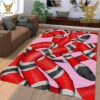 Gucci Snake Mix Red Color Luxury Brand Carpet Rug Limited Edition