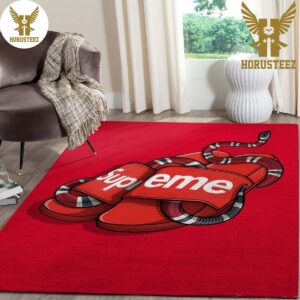 Gucci Snake Supreme Luxury Brand Carpet Rug Limited Edition