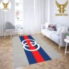 Gucci Stripe Printing Logo Luxury Brand Carpet Rug Limited Edition