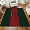 Gucci Stripe Printing Logo Luxury Brand Carpet Rug Limited Edition