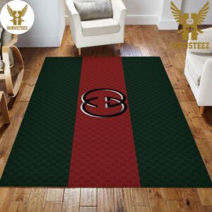 Gucci Stripe Red Green Luxury Brand Carpet Rug Limited Edition