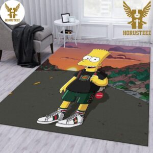 Gucci The Simpsons Luxury Brand Carpet Rug Limited Edition