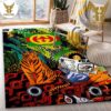 Gucci Tiger Mix Flower Luxury Brand Carpet Rug Limited Edition