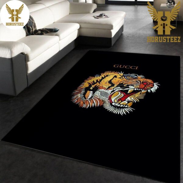Gucci Navy Color Luxury Brand Carpet Rug Limited Edition - Horusteez