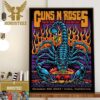 Guns N Roses Power Trip October 8th 2023 at Sacramento California Home Decor Poster Canvas
