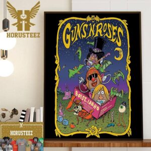 Guns N Roses Show at Ford Idaho Center Arena Boise Idaho October 22nd 2023 Home Decor Poster Canvas