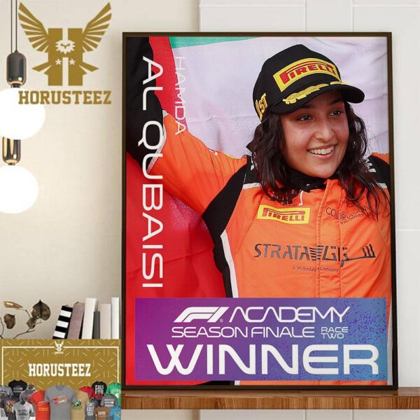Hamda Al Qubaisi Is The F1 Academy Season Finale Race Two Winner Home Decor Poster Canvas