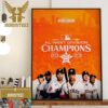 Houston Astros Back-To-Back MLB World Series Home Decor Poster Canvas