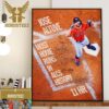 Houston Astros Jose Altuve Most Home Runs In ALCS History With 11 HR Home Decor Poster Canvas
