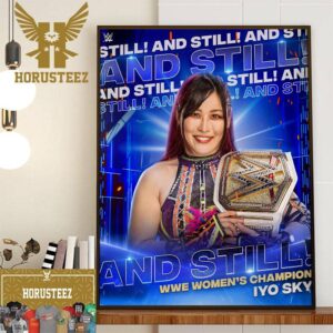 Iyo Sky And Still WWE Womens Champion Home Decor Poster Canvas