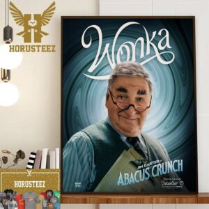Jim Carter as Abacus Crunch in Wonka Movie Home Decor Poster Canvas