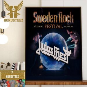 Judas Priest Sweden Rock Festival Solvesborg Sweden 5-8 June 2024 Home Decor Poster Canvas