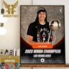 Kierstan Bell x Las Vegas Aces 2023 WNBA Champion Home Decor Poster Canvas