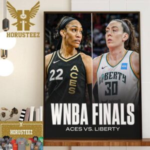 Las Vegas Aces Vs New York Liberty For 2023 WNBA Finals Matchup Home Decor Poster Canvas