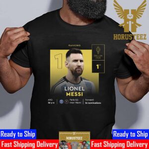 Lionel Messi Is The 2023 Mens Ballon Dor Unisex T-Shirt