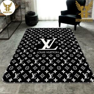 Louis Vuitton Full Printing Logo Luxury Brand Carpet Rug Limited Edition