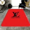 Louis Vuitton Full Printing Logo Luxury Brand Carpet Rug Limited Edition