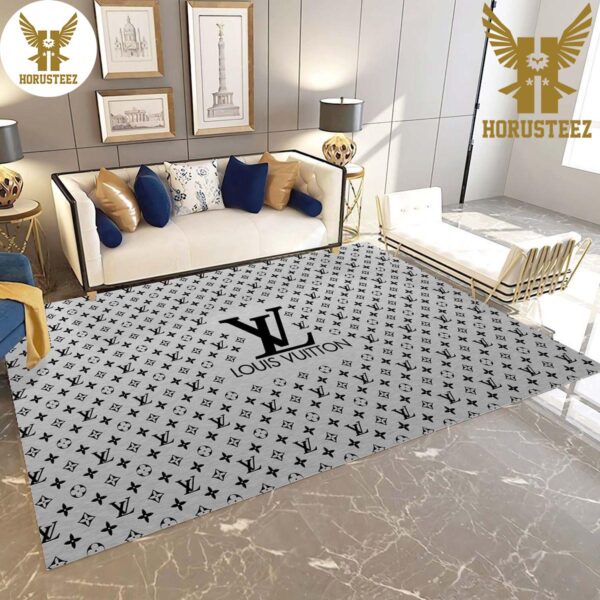 Louis Vuitton Logo Rug Hypebeast Living Room Bedroom Carpet Fashion Luxury Brand Floor Decor