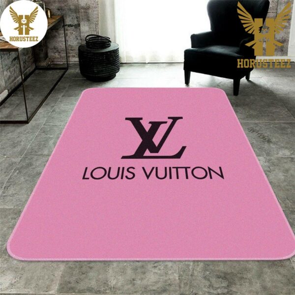 Louis Vuitton Pink Color Luxury Brand Carpet Rug Limited Edition