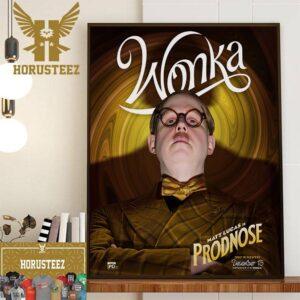 Matt Lucas as Prodnose in Wonka Movie Home Decor Poster Canvas