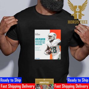 Miami Dolphins DeVon Achane Is The 4th Player In NFL History With 6TDs in First Three Career Games Unisex T-Shirt