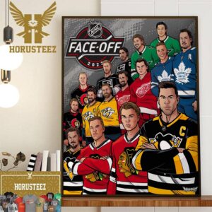 NHL Face Off 2023 Home Decor Poster Canvas