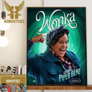 Natasha Rothwell as Piper Benz in Wonka Movie Home Decor Poster Canvas