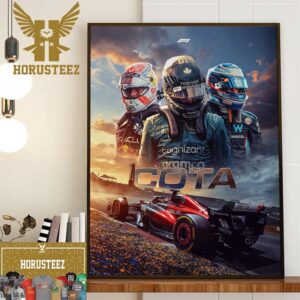 New Poster For F1 Race Week United States GP Home Decor Poster Canvas